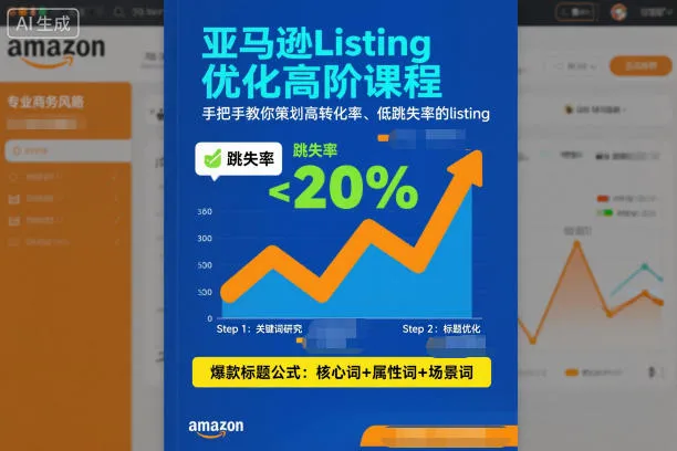亚马逊Listing优化高阶课程,手把手教你策划高转化率、低跳失率的listing-奇点库