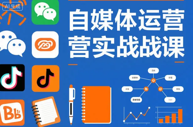 自媒体运营实战课，掌握一套系统的自媒体运营底层方法论，成为优秀的内容创作者-奇点库