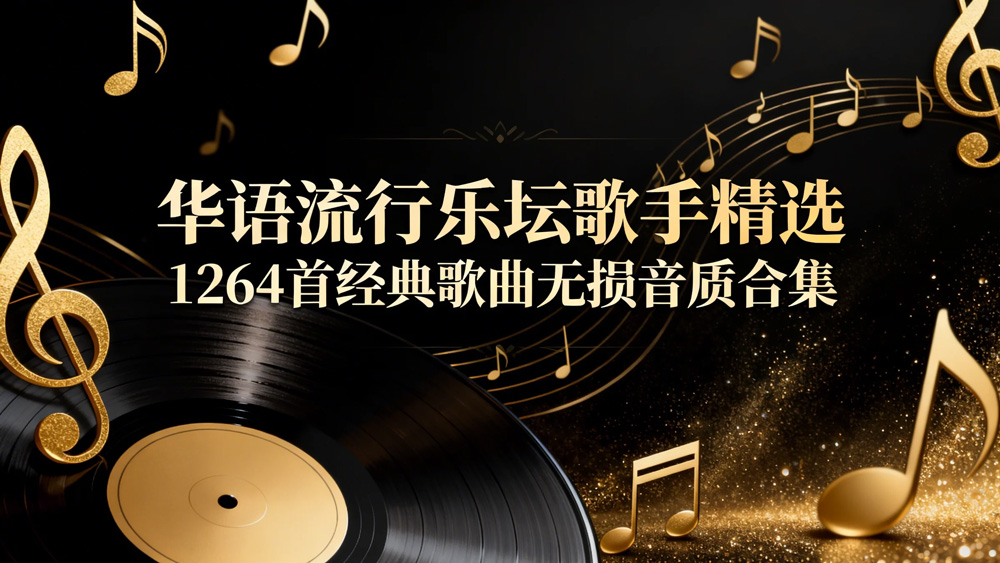 华语流行乐坛歌手精选1264首经典歌曲无损音质合集[33GB]-奇点库资源网