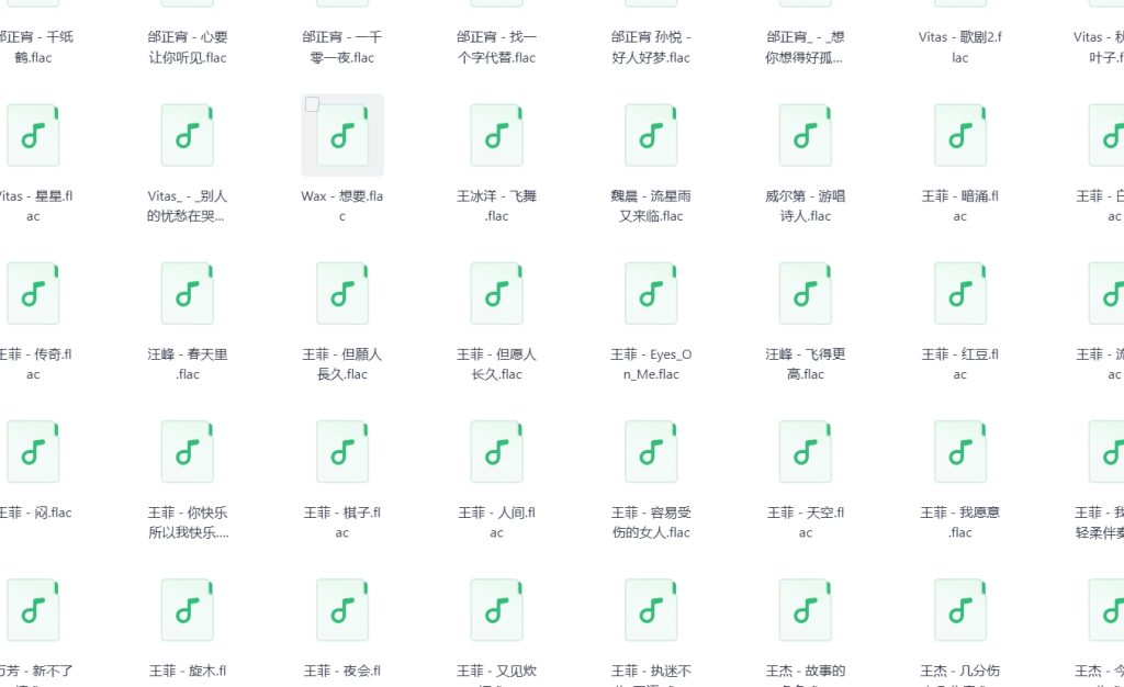 图片[1]-华语流行乐坛歌手精选1264首经典歌曲无损音质合集[33GB]-奇点库资源网