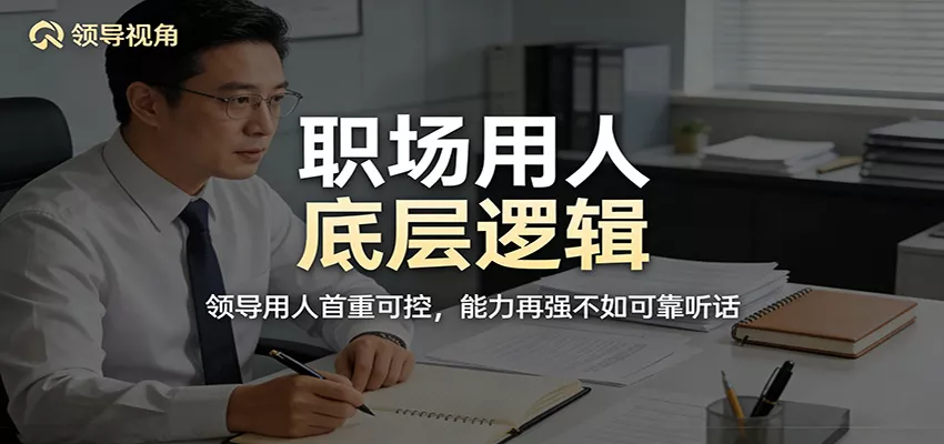 公众号付费文章：职场用人底层逻辑，领导用人首重可控，能力再强不如可靠听话-奇点库资源网