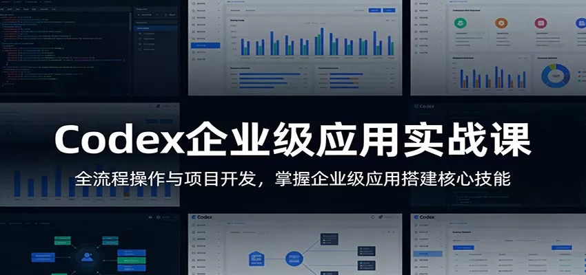 Codex企业级应用实战课：全流程操作与项目开发，掌握企业级应用搭建核心技能-奇点库资源网