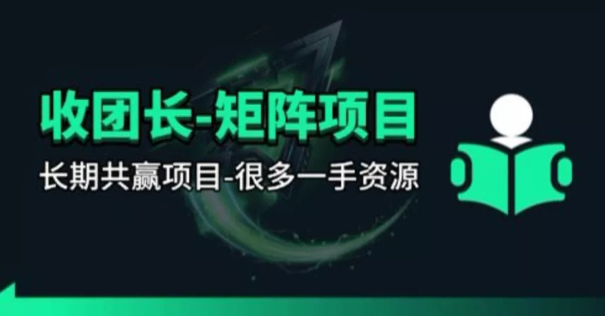 【团长合作】视频矩阵项目_招发手矩阵+剪辑师，共赢项目【揭秘】-奇点库