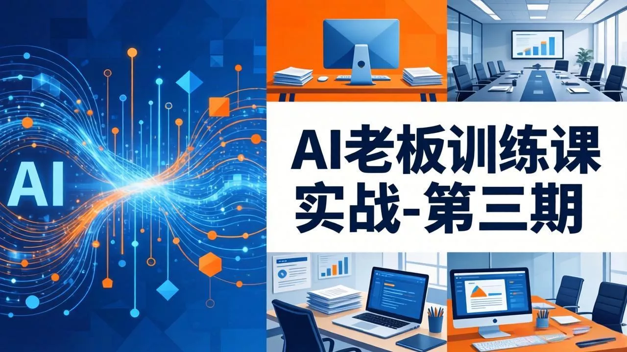 AI老板训练课实战-第三期：AI+内容应用落地教学，从0到1打通AI变现完整路径-奇点库