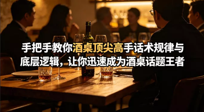 付费文章：手把手教你酒桌顶尖高手话术规律与底层逻辑，让你迅速成为酒桌话题王者(二十年全网独家经验分享)-奇点库