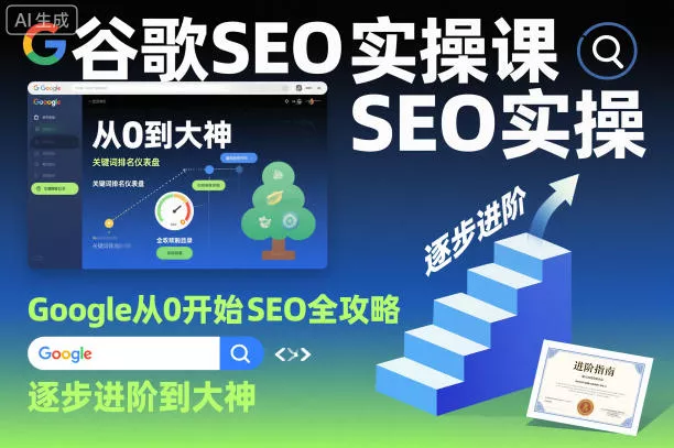 谷歌SEO实操课，Google从0开始SEO全攻略，逐步进阶到大神(更新26年)-奇点库