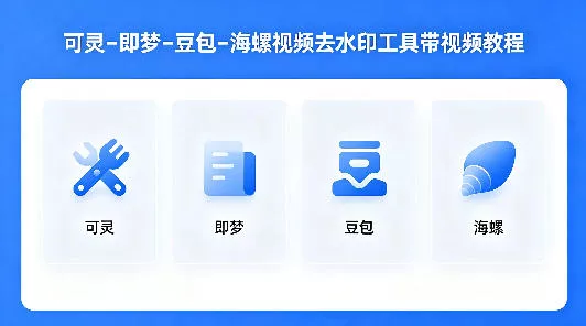 可灵–即梦–豆包–海螺视频去水印工具带视频教程-奇点库