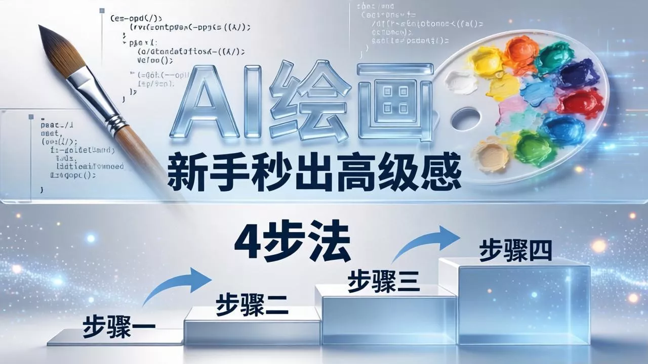 AI绘画入门别再硬磕了！即梦4步法：万能提示词公式+BRTR框架，新手秒出高级感-奇点库