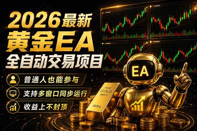 最新黄金EA量化赛道，全程自动执行，多窗口操作直接放大结果-奇点库