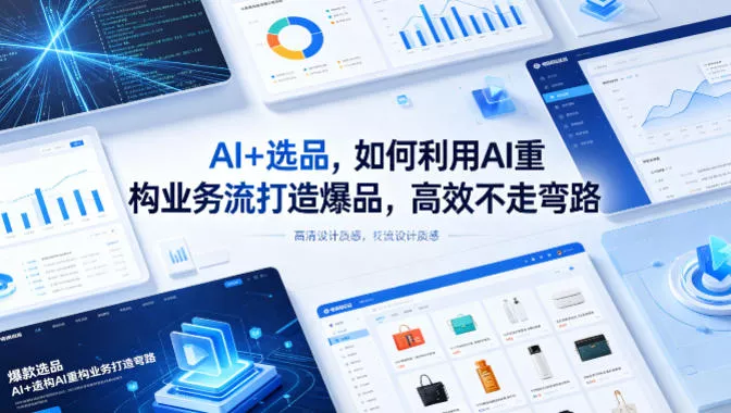 AI+选品，如何利用AI重构业务流打造爆品，高效不走弯路-奇点库