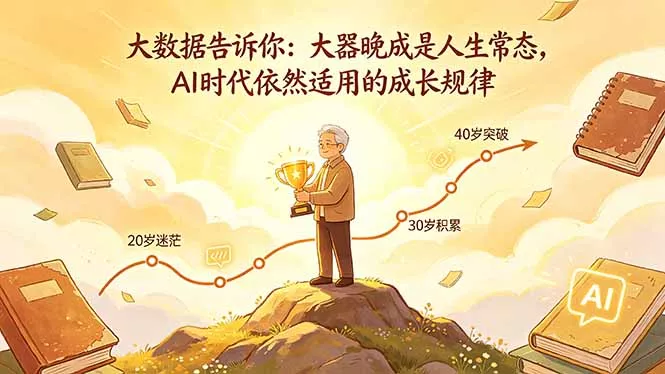 付费文章：大数据告诉你：大器晚成是人生常态，AI 时代依然适用的成长规律-奇点库