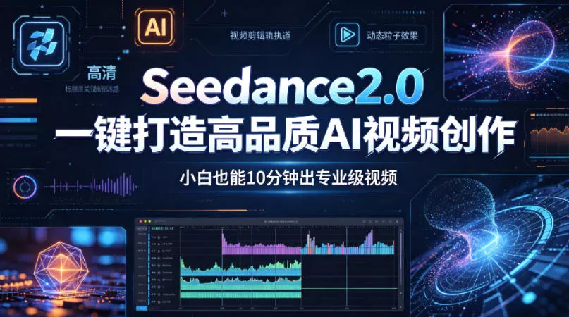 Seedance2.0一键打造高品质AI视频创作，小白也能10分钟出专业级视频-奇点库