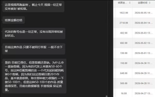 【团长合作2.0】视频矩阵项目_招发手矩阵+剪辑师,共赢项目【揭秘】