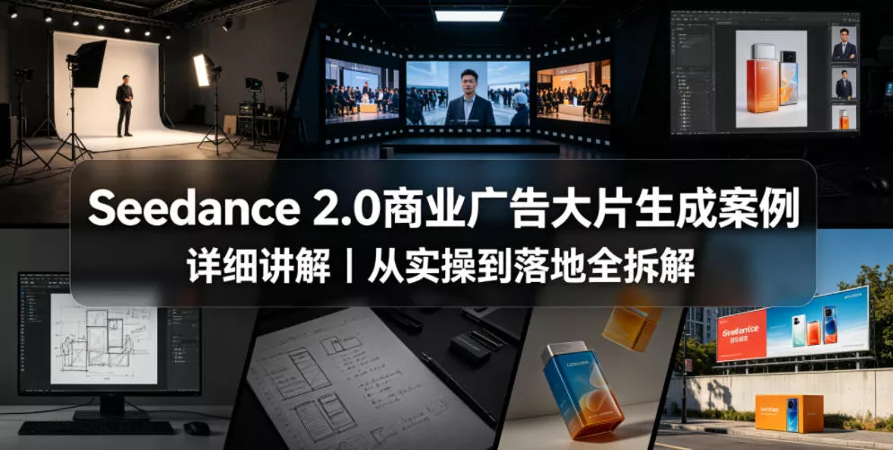 Seedance 2.0商业广告大片生成案例详细讲解｜从实操到落地全拆解-奇点库