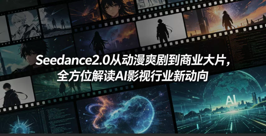 Seedance2.0从动漫爽剧到商业大片，全方位解读AI影视行业新动向-奇点库