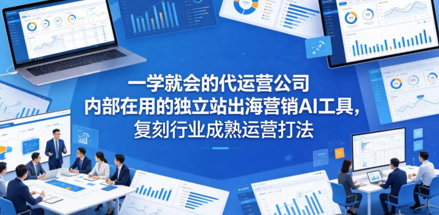 一学就会的代运营公司内部在用的独立站出海营销AI工具，复刻行业成熟运营打法-奇点库