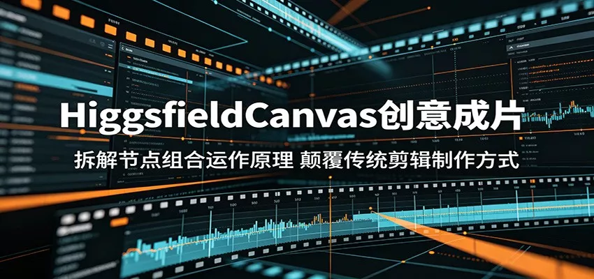 HiggsfieldCanvas创意成片：拆解节点组合运作原理，颠覆传统剪辑制作方式-奇点库