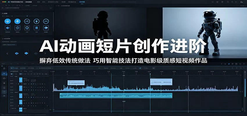 AI动画短片创作进阶：摒弃低效传统做法，巧用智能技法打造电影级质感短视频作品-奇点库