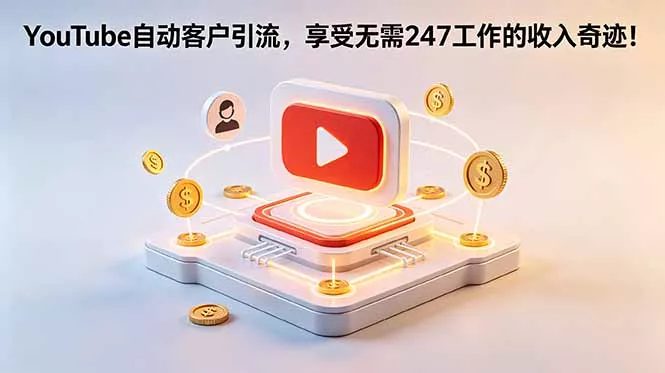YouTube 自动客户引流，享受无需 247 工作的收入奇迹！【原创双语字幕】-奇点库