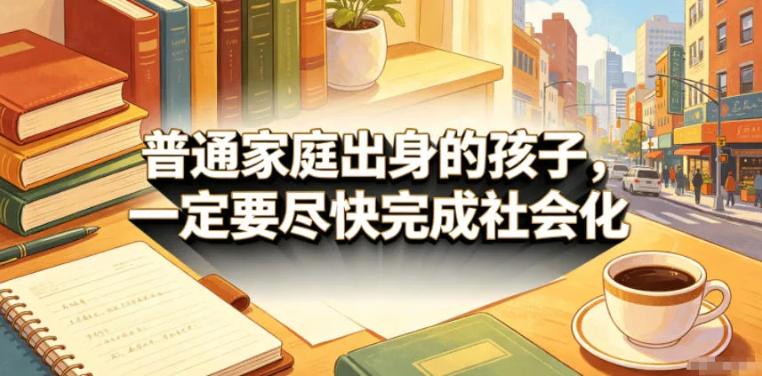 付费文章：普通家庭出身的孩子，一定要尽快完成社会化-奇点库