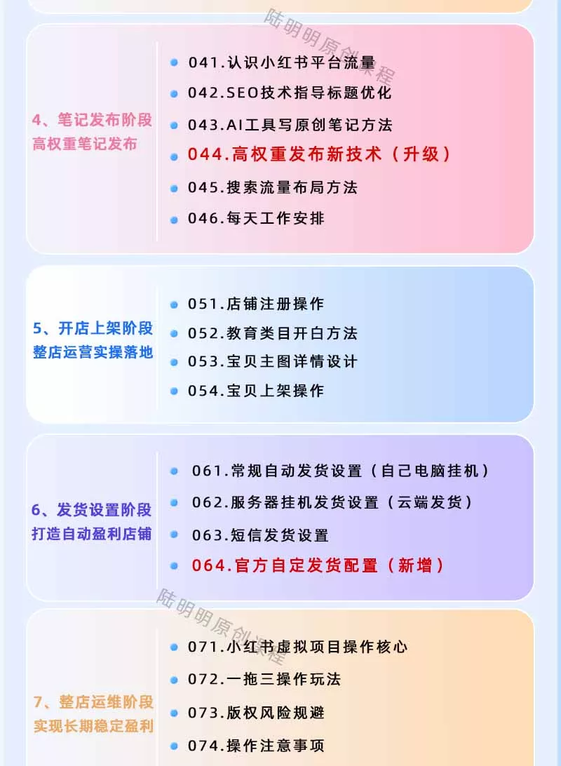 图片[3]-小红书虚拟项目特训班9.0，全面拥抱AI，批量产出原创PPT货源，单品/单店纯利润几万到几十W-奇点库