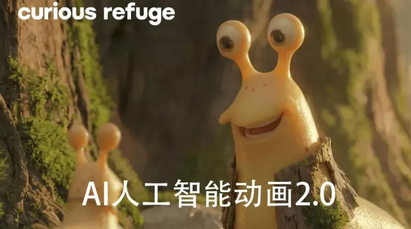 好奇避难所—AI人工智能动画电影制作2.0-【独家精翻中英字幕】-奇点库