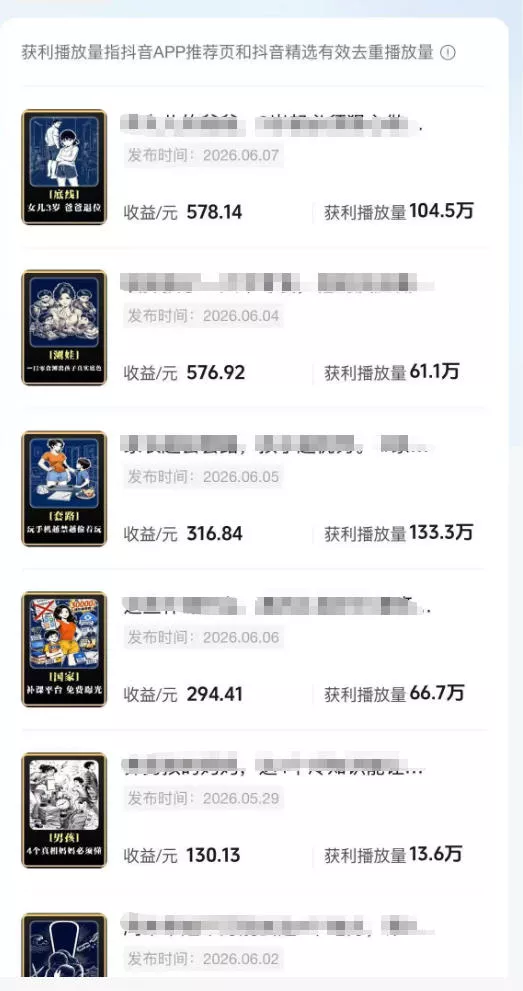 抖音某博主的育儿Ai视频全流程0-1实操,伙伴计划+分成计划+商单收徒等多种收益,日入300+