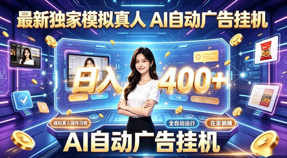 最新独家模拟真人，AI自动挂号挂G，日入400+，全程全自动运行，无需人工【揭秘】-奇点库