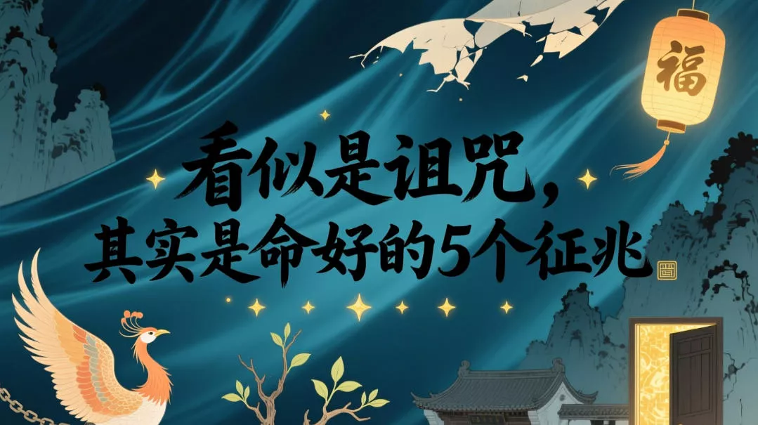 付费文章：看似是诅咒，其实是命好的5个征兆-奇点库