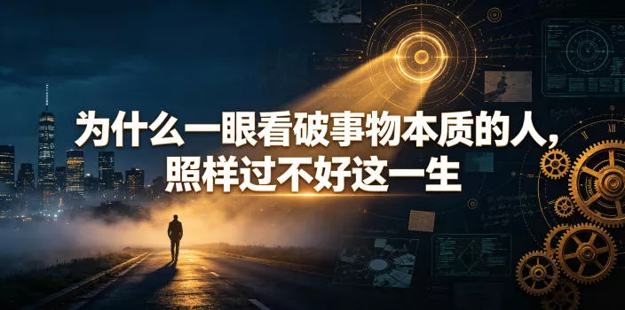 付费文章:为什么一眼看破事物本质的人,照样过不好这一生-奇点库