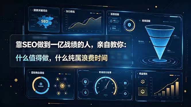 靠SEO做到一亿战绩的人，亲自教你：什么值得做，什么纯属浪费时间【原创双语字幕】-奇点库