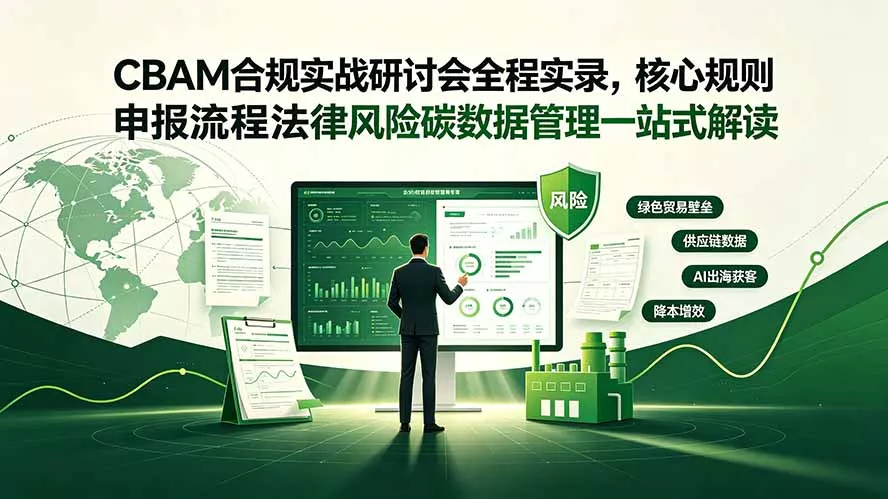 CBAM合规实战研讨会全程实录，核心规则申报流程法律风险碳数据管理一站式解读-奇点库