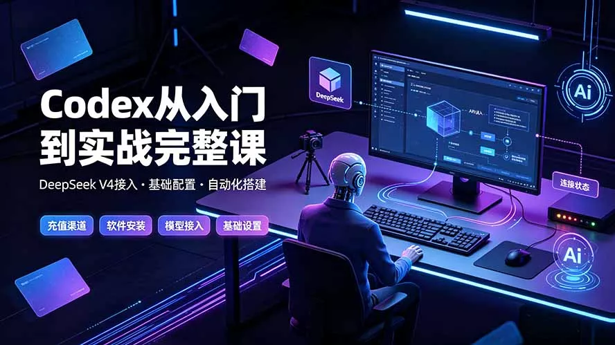 Codex从入门到实战完整课｜充值·安装·接入DeepSeek，记忆·插件·Skill·CLI·MCP全拆解-奇点库