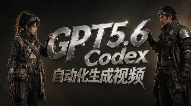 GPT5.6+Codex自动化生成视频全流程实战,从提示词设计、角色设定、封面海报,到视频生成思路与自动化工作流-奇点库