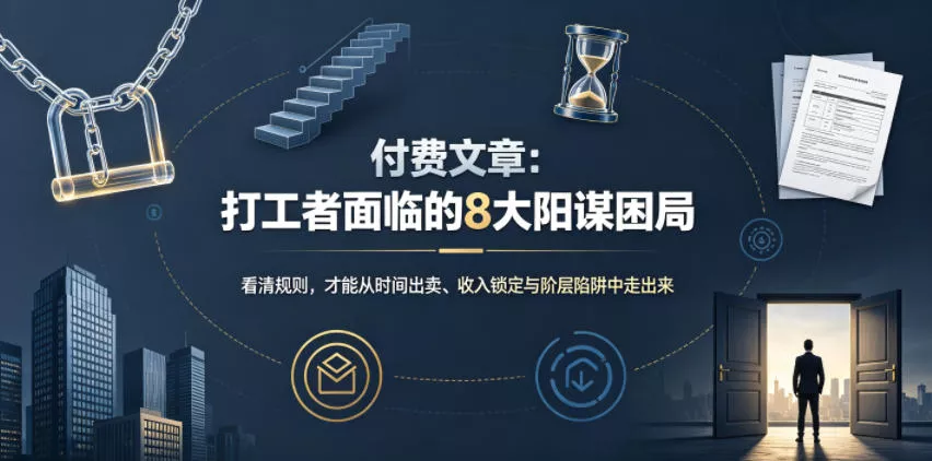 付费文章:打工者面临的8大阳谋困局-奇点库