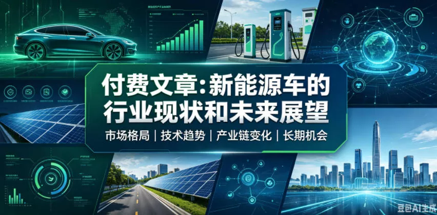付费文章:新能原车的行业现状和未来展望-奇点库