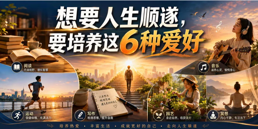 公众号付费文章：想要人生顺遂，要培养这6种爱好-奇点库