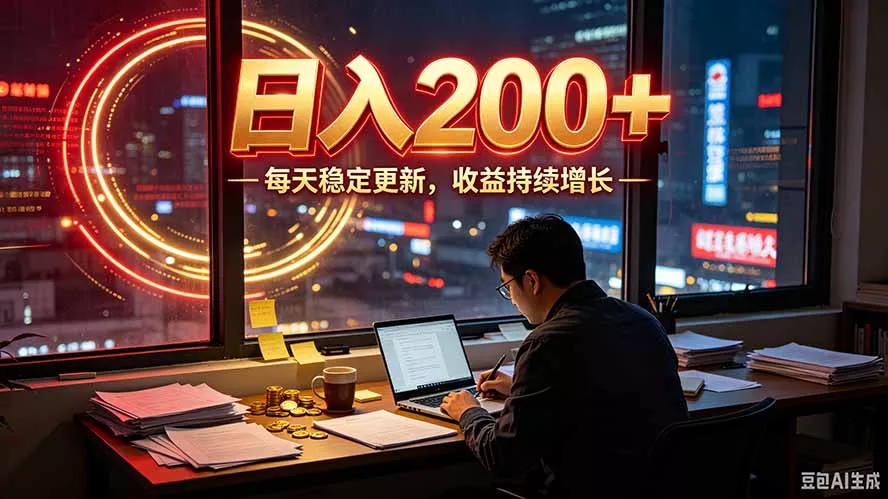 番茄达人变现新玩法，全自动运行 每日300+-奇点库