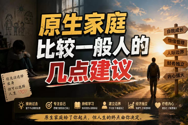 付费文章：给原生家庭比较一般人的几点建议-奇点库