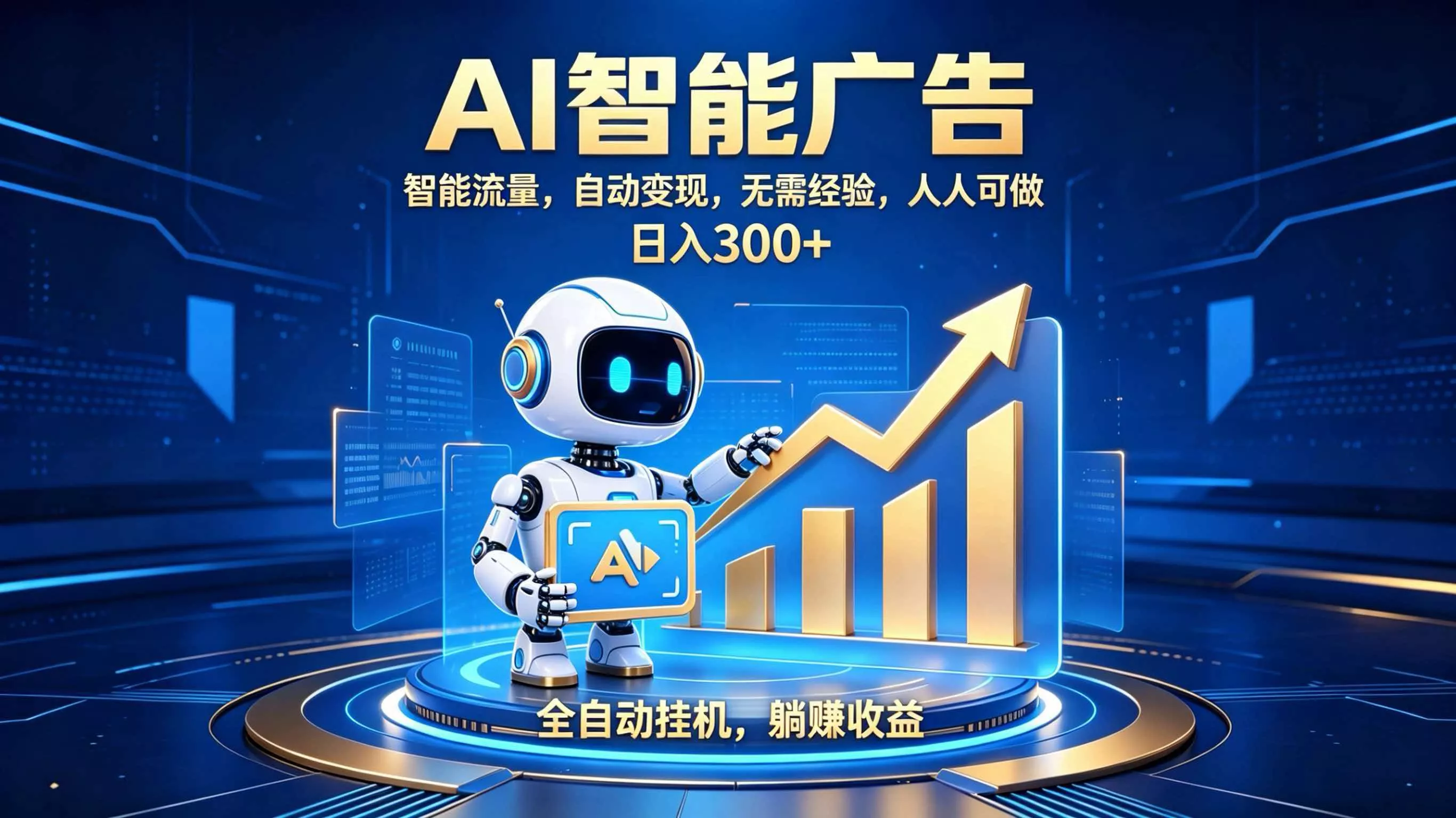 轻资产新赛道，全自动AI广告，打造持续收益-奇点库
