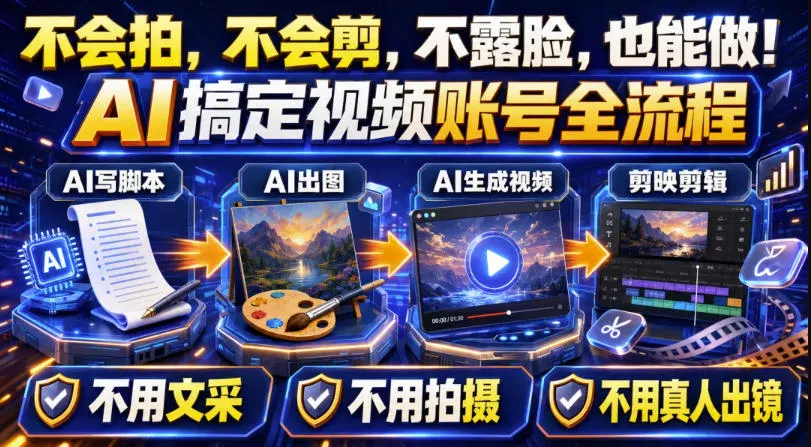 AI短视频起号实战项目，用AI做视频起号，45天涨粉12W，一条广告8.5k，广告接到手软，引流、变现两不误！-奇点库