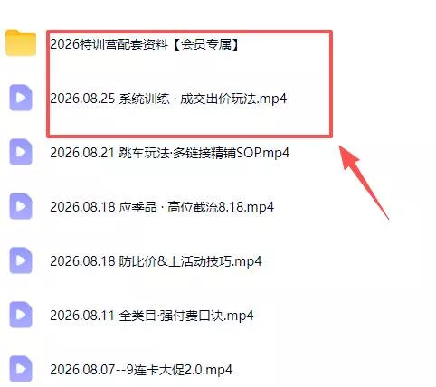（20092期）拼多多实战特训营(更新26年0827)：不管是新手入门或老商家冲量，都有实操方法，跟着学，少走弯路