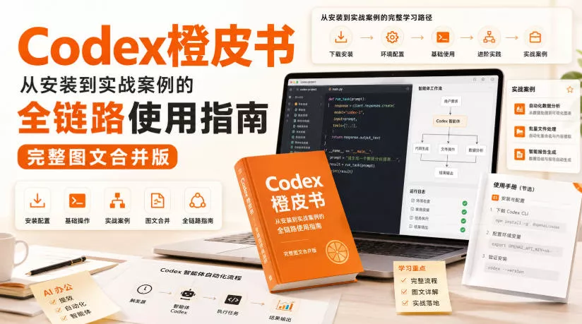 Codex橙皮书，从安装到实战案例的全链路使用指南，完整图文合并版-奇点库