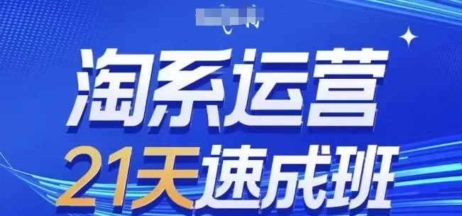 淘系运营21天速成班，0基础轻松搞定淘系运营，不做假把式，快速复制落地(更新26年8月)-奇点库