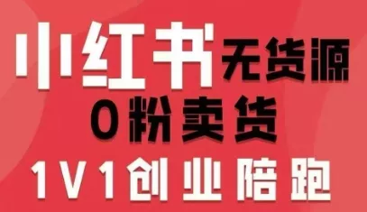 小红书无货源0粉电商课，开店准备、选品策略、笔记撰写、视频剪辑、数据分析、账号打造、资料文档（更新26年8月30日）-奇点库