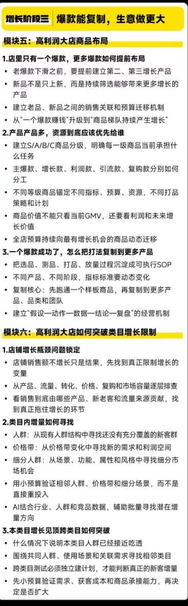 （20148期）天猫淘宝高利润经营增长班杭州线下课31期8月22-24日，做大销售额做高利润率，三天学透淘宝天猫经营增长