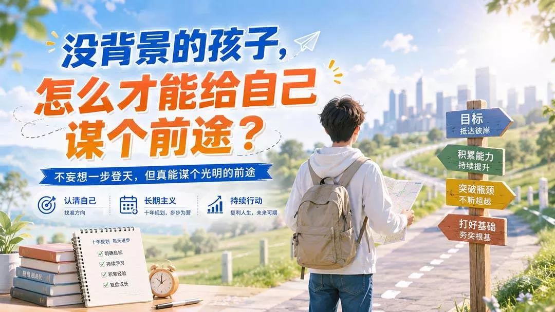 (20180期)付费文章:没背景的孩子,怎么才能给自己谋个前途?-奇点库