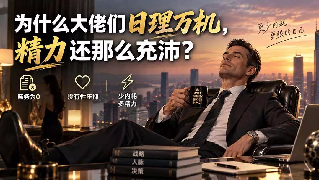 （20244期）付费文章：为什么大佬们日理万机，精力还那么充沛？-奇点库