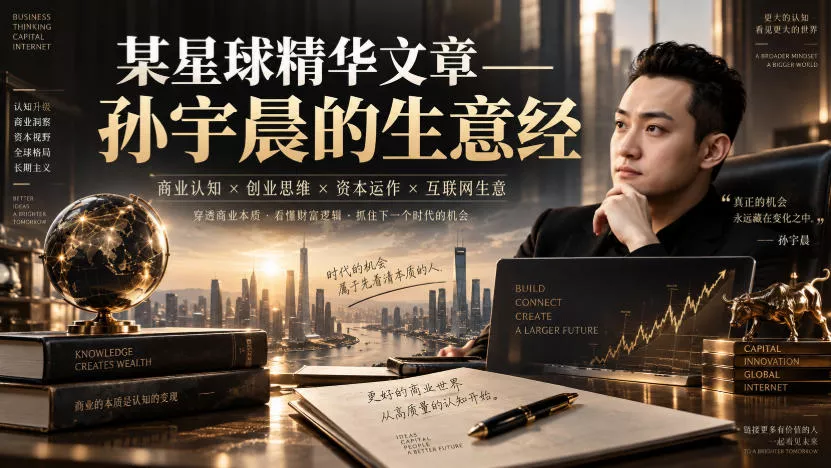 某星球精华文章——孙宇晨的生意经-奇点库