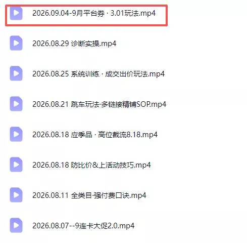 （20280期）拼多多实战特训营(更新26年9月)：不管是新手入门或老商家冲量，都有实操方法，跟着学，少走弯路